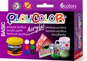 INSTANT PLAYCOLOR ACRILICO BASIC 40 ml COL ASS 6 pz