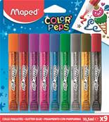 MAPED COLLA GLITTER COLOR'PEPS 10.5ML IN BLISTER X9