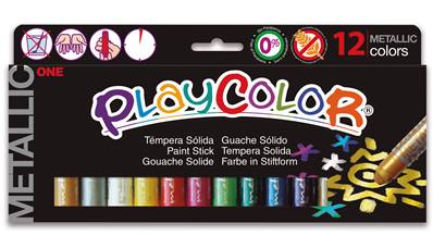 INSTANT Playcolor Metallic 12 stick col ass