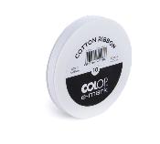 COLOP e-mark nastro cotone bianco 10mm x 25m