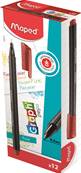 MAPED Fineliner GRAPH PEPS col.rosso