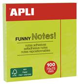 AGIPA Notes adesivi 75X75 verde brillante