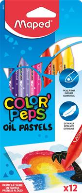 MAPED PASTELLI AD OLIO COLOR' PEPS X12 COL ASS